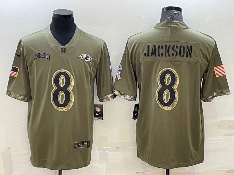 Men Baltimore Ravens #8 Jackson Green 2022 Vapor Untouchable Limited Nike NFL Jersey